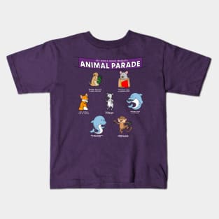 Animal Parade #2 Kids T-Shirt